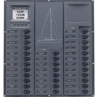 BEP NC32Y-AM Cruiser Series DC Circuit Breaker Panel with Analog Meters 32SP DC12V