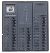 BEP NC32Y-AM Cruiser Series DC Circuit Breaker Panel with Analog Meters 32SP DC12V