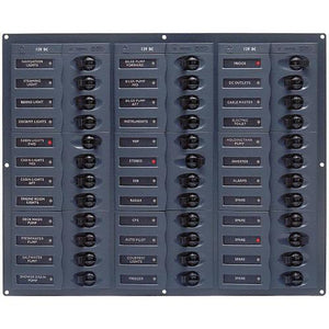 BEP NC36NM DC Circuit Breaker Panel, 36 Loads