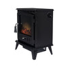 Adam Aviemore Electric Stove in Textured Black (0.9kW / 1.8kW)