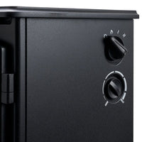 Adam Aviemore Electric Stove in Textured Black (0.9kW / 1.8kW)