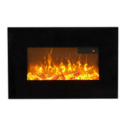Sureflame WM-9334 Electric Wall Fire with Remote in Black (26")