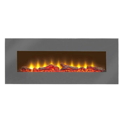 Sureflame WM-9505 Electric Wall Fire with Remote in Grey (42