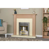 Southwold Cream & Oak Fireplace with 1-2 kW Helios Electric Fire