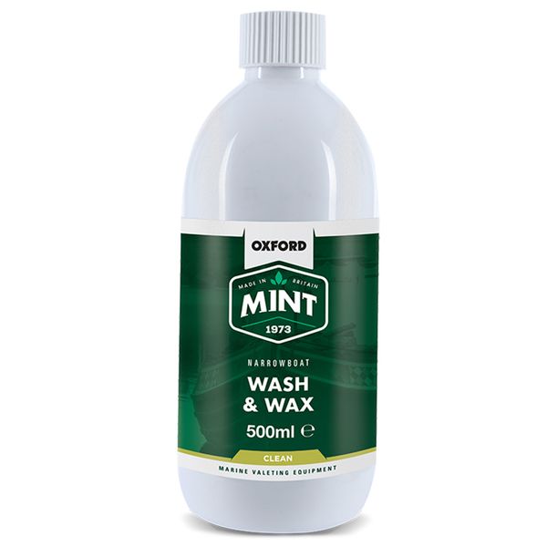 Oxford Mint Narrowboat Wash N Wax 500ml - OC159NB