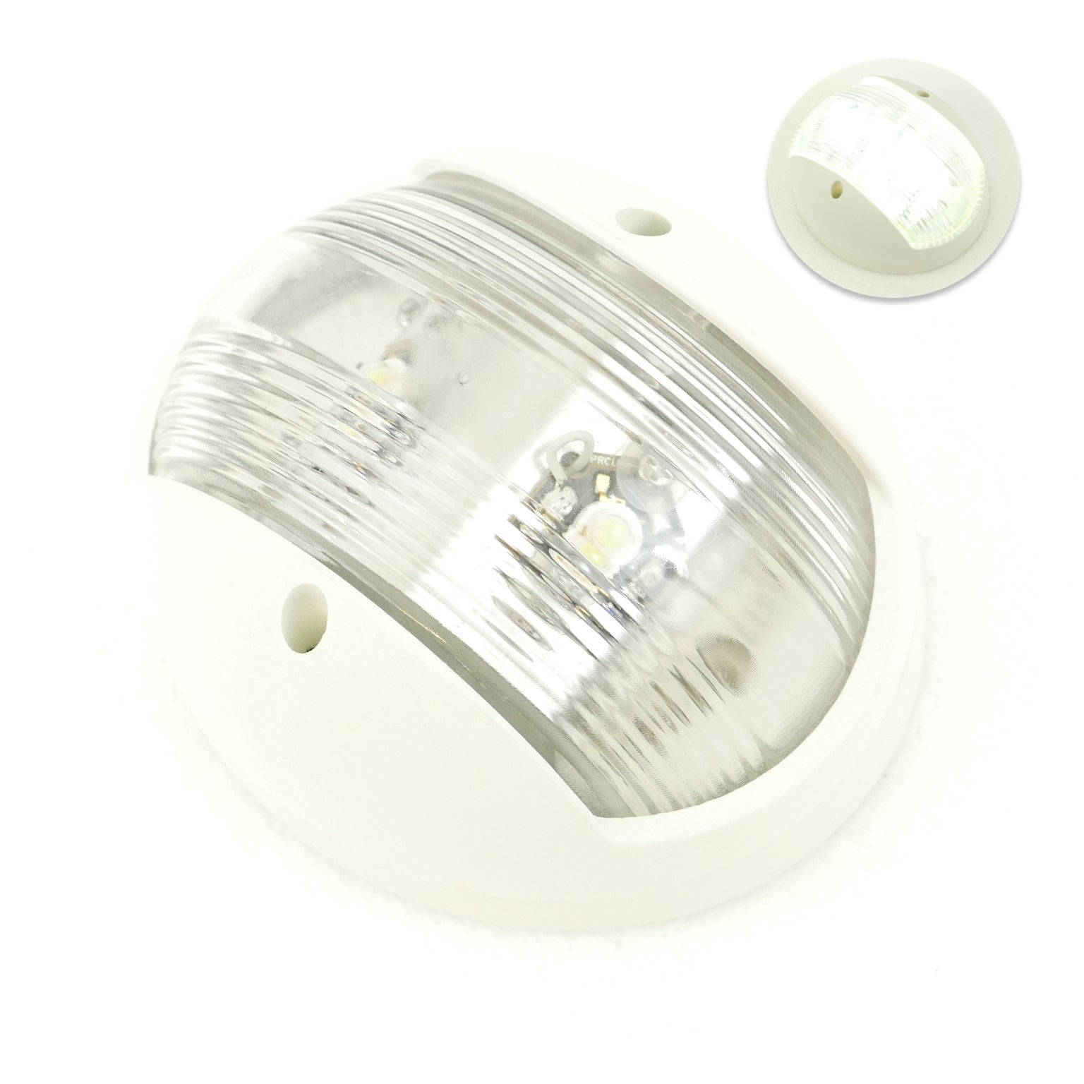 White Masthead LED Navigation Light DomeNav Range boats up to 20m