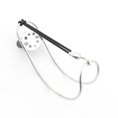 Lifebuoy Ring Horseshoe holder – Stainless Steel, Rail Mount