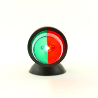 Portable LED Bow (Red/Green) Navigation Light with Suction Cup