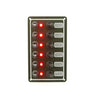 Switch Panel with Fuse and Toggle switch 6 Gang, 12V