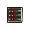 Switch Panel with Fuse and Toggle switch ? 3 Gang, 12V