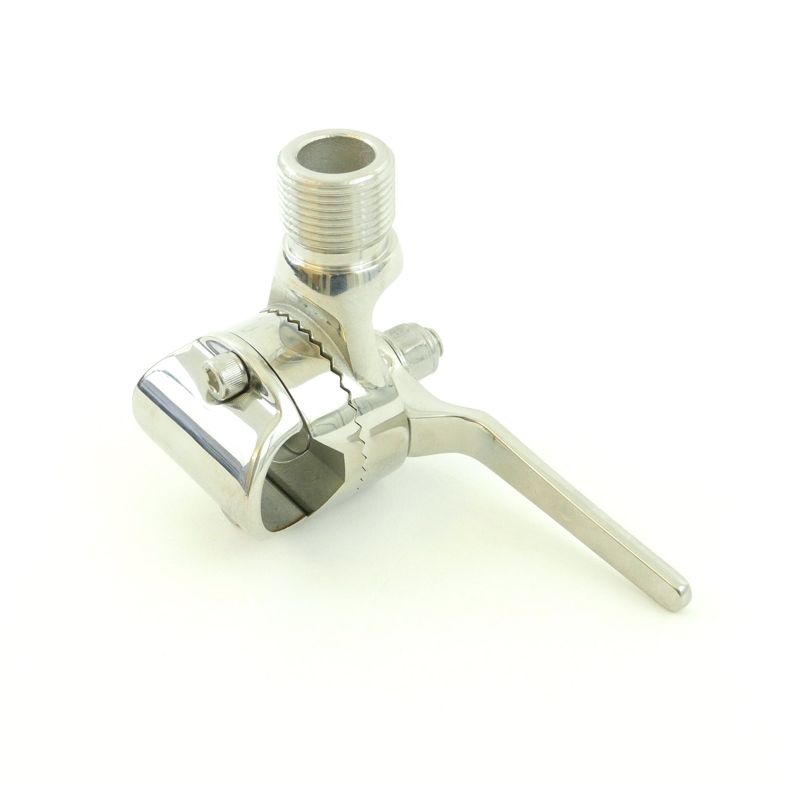 Adjustable Stainless Steel VHF Antenna Base ? Rail Mount 2 Way Swivel