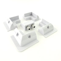Solar Panel Corner Brackets, Set of 4, with Cable Gland