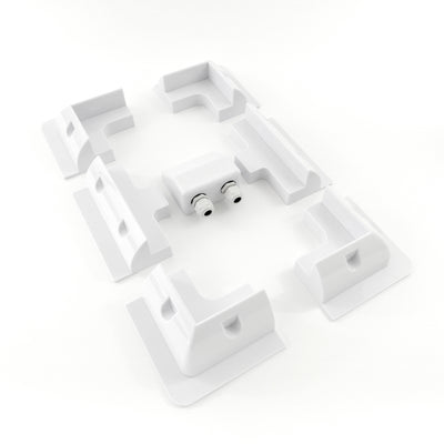 Solar Panel Brackets, Set of 6, with Cable Gland