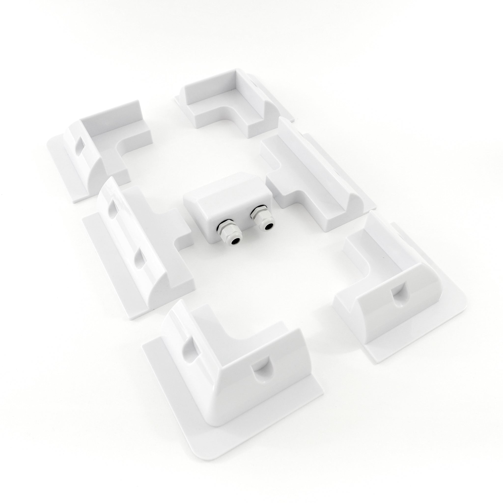 Solar Panel Brackets, Set of 6, with Cable Gland