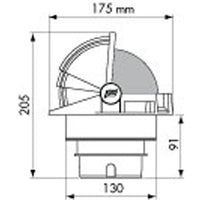 Plastimo Flush Mounting Kit for Olympic 135 Compass P11781 11781