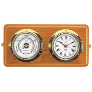 Plastimo Set of Clock & Barometer 3" Brass On Board P12764 12764