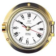 Plastimo Clock 3" with Alarm Solid Brass P12766 12766