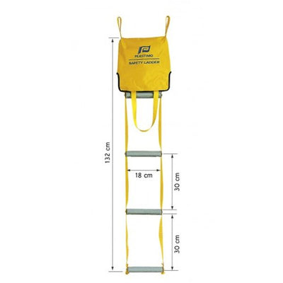 Plastimo Safety Ladder In Bag 5 Steps Yellow P29009 29009