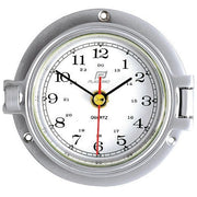 Plastimo Clock 3" in Matt Chrome Case P35886 35886
