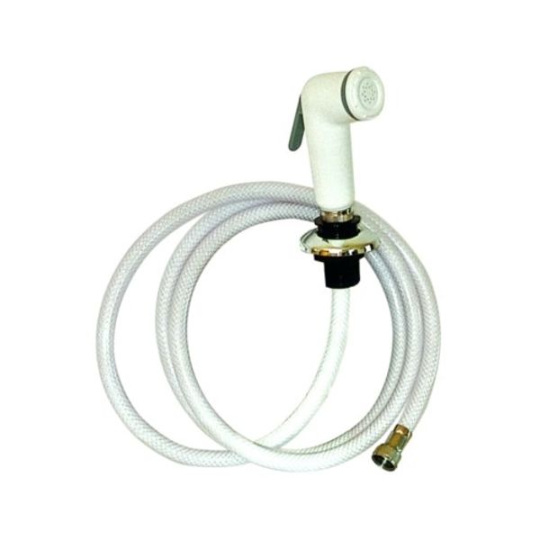 Plastimo Deck Shower Flange + 2m Handset White P419767 419767 - ChasNewensMarine