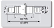 Plastimo Non Return Valve 25/38mm Outlets P42797 42797 - ChasNewensMarine
