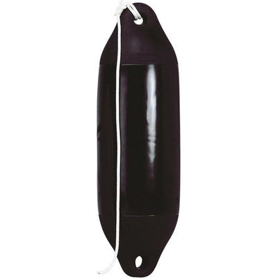 Plastimo Performance Fender 20cm x 80cm Black Inflated + Rope P47865 47865
