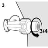 Plastimo Adapter for InflationValve Fender and Bumper  P56860 56860