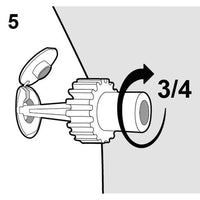 Plastimo Adapter for InflationValve Fender and Bumper  P56860 56860
