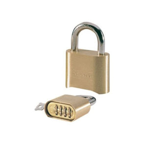 Plastimo Padlock Brass Code 51mm Standard Shackle P63614 63614 - ChasNewensMarine