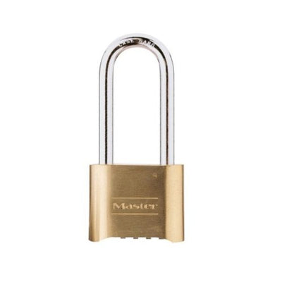 Plastimo Padlock Brass Code 51mm Long Shackle P63615 63615 - ChasNewensMarine