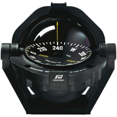 Plastimo Offshore 135 Compass Flush Black with Black Card ZABC P65350 65350