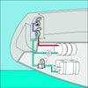 Plastimo EZ Water Housing Mixer Tap, White Round Cover P67204 67204