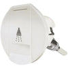 Plastimo EZ Water Housing Only for Showerhead Round White P67312 67312