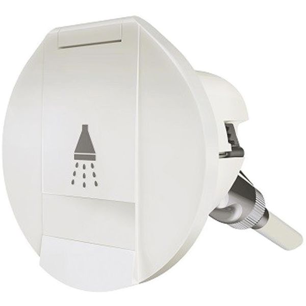 Plastimo EZ Water Housing Only for Showerhead Round White P67312 67312