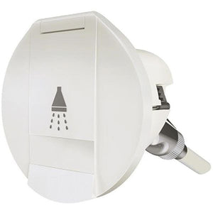 Plastimo EZ Water Housing Only for Showerhead Round White P67312 67312