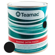 Teamac Marine Satin Black 1 Litre - 509/G150/2/D
