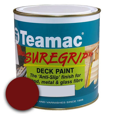 Suregrip Anti-Slip Deck Paint Red - 1L - SUREGRIP RED 1.0L