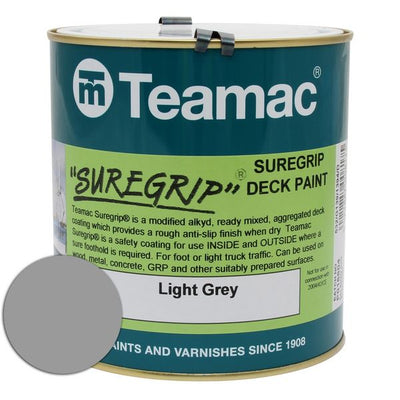 Suregrip Anti-Slip Deck Paint Light Grey - 1 Litre - SUREGRIP L.GREY 1.0L