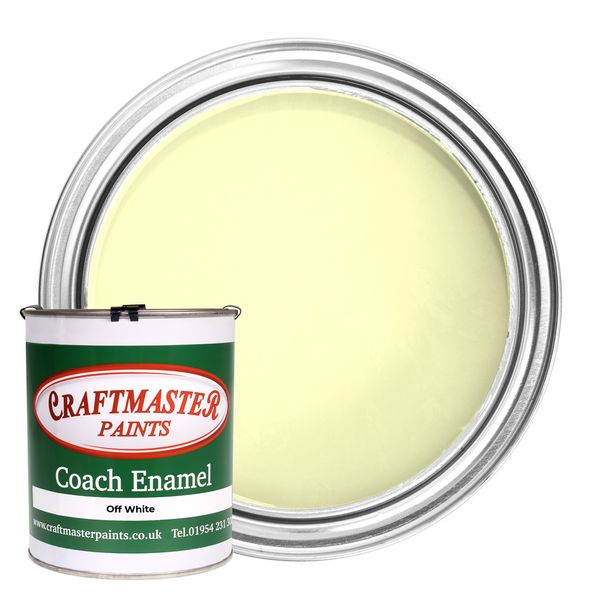 Craftmaster Off White Coach Enamel 1L - CE-OFF WHITE/1