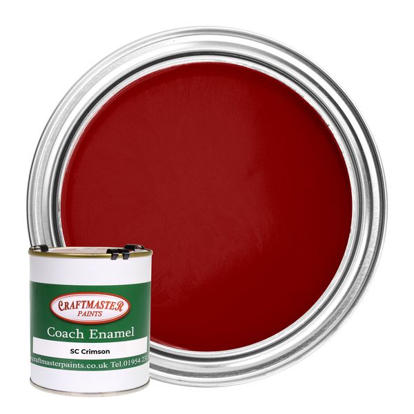 Craftmaster Sc Crimson Coach Enamel 500ml - CE-SC CRIMSON/500