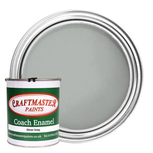 Craftmaster Silver Grey Coach Enamel 1L - CE-SILVER GREY/1