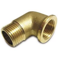 704D Brass Elbow 90 Deg 1/2" BSP Male to Female - 704D