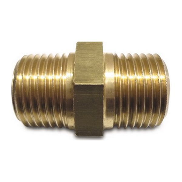 710D Nipple Equal 1/2" BSP Taper Male Threads - 710D
