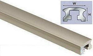 Barton Sliding Bolt Track Size 2 26mm - 1.8m