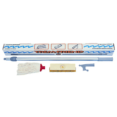 Wash Kit Consists of Boat Hook 2 Brushes and Telescopic Pole