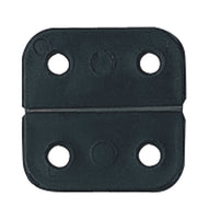 Small Grey Nylon Hinge 40x50mm, Takes 4x 5mm Screws - ChasNewensMarine