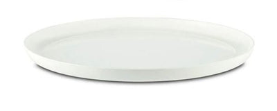 Sorona Non-Slip Medium Plate -White w Vivid Blue Non Slip