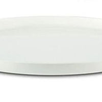 Sorona Non-Slip Large Plate -White w Vivid Blue Non Slip
