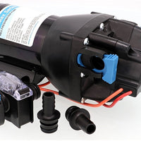 Par Max HD3' pressure-controlled pump 12v 12 volt d.c.  40psi  (Jabsco Q301J-115S-3A)