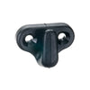 Hook Lacing Black nylon 4mm fixing (Pack of 4) by RWO - Part No R2903